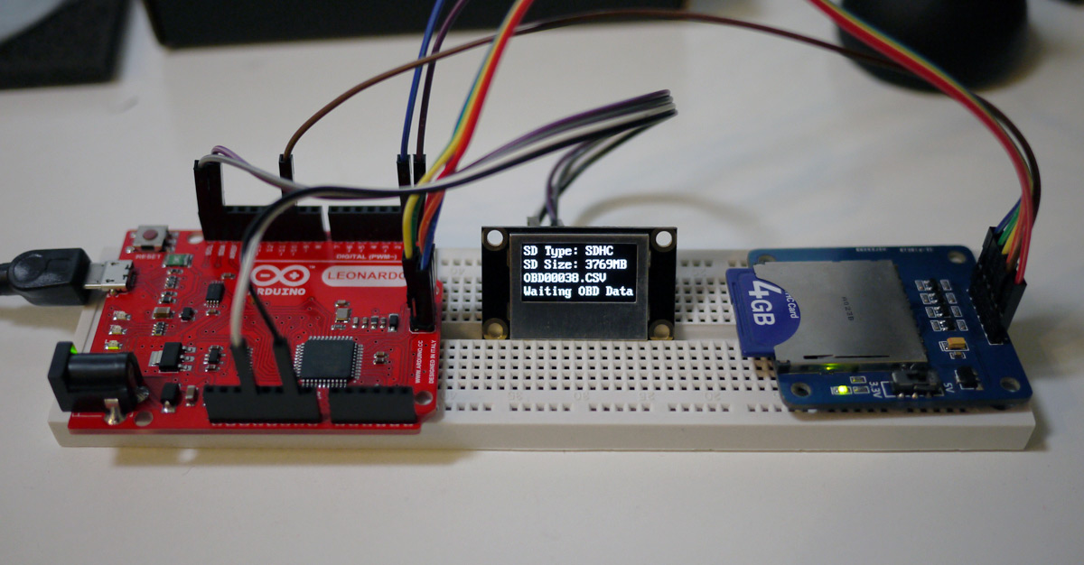 Arduino Leonardo Data Logger