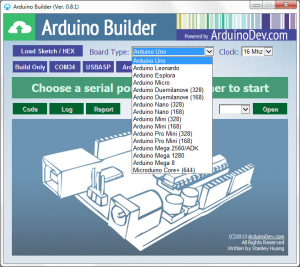 Arduino Builder - Step 1